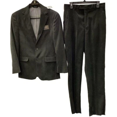 NWT Jos A Bank Suit CORDUROY Crossover Dark Green Olive 38R Top Jacket, Pants 32 - Image 1 of 4