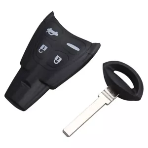 Car Remote Key Shell Fob Case 4 Buttons Fit For Saab 9-3 Sport Sedan 2008-2011 - Picture 1 of 10
