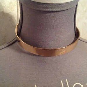 Icing Gold Tone Choker Necklace - Imagen 1 de 2