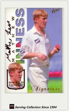 1998/99 Select Cricket Retail Shield Standout Signature Card SS5: Mathew Inness