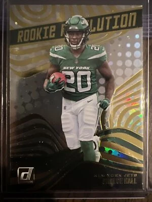 2022 DONRUSS Breece Hall Rookie Revolution Insert #Rev-13 Jets - Image 1 of 2