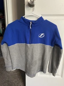 Tampa Bay Lighting Pullover By Colosseum Size Large 10-12 Girls. - Picture 1 of 4