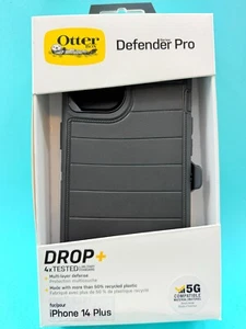 OtterBox Defender Pro Series Hülle und Holster für iPhone 14 Plus - Schwarz - Bild 1 von 2