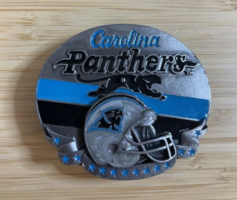 Carolina Panthers Belt Buckle 1994 Team NFL Football Siskiyou Limited #2795 Cover