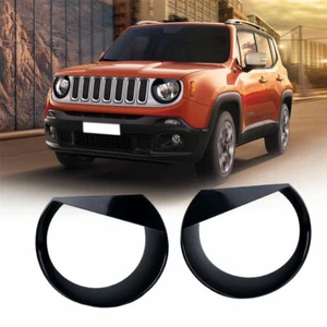 Front Light Headlight Lamp Angry Eyes Trim Cover For Jeep Renegade FL 2015-2018 - Bild 1 von 8