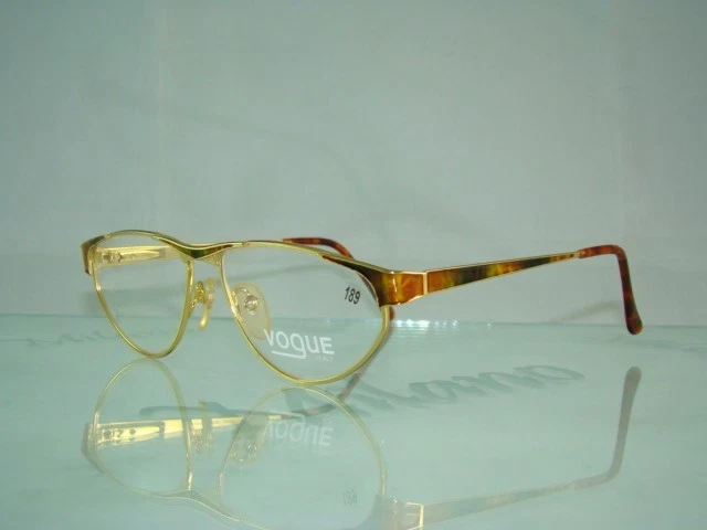 VOGUE PM 737 TORTOISE GOLD VINTAGE CATEYE FRAMES EYEGLASSES Size 54