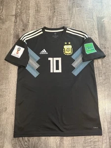 Leo Messi Argentina Adidas 2018 World Cup Jersey Size Medium CD8565 - Picture 1 of 9