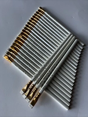 24X Lápices Blackwing Palomino Perla Logo Árbol Grafito Equilibrado Blanco Borrador Foto 1 de 4