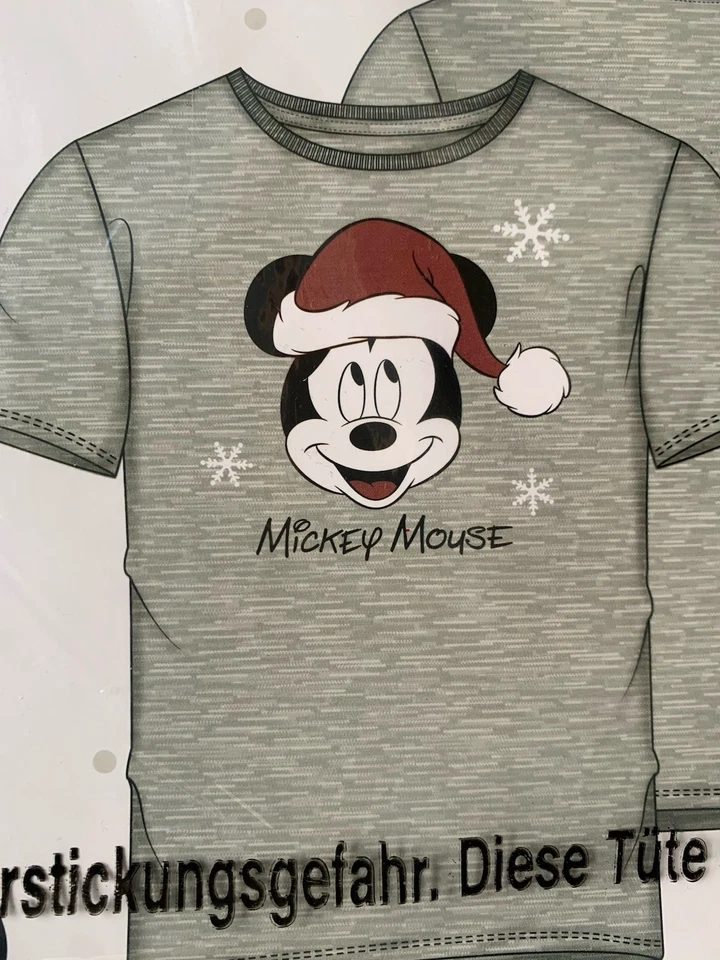 MICKEY MOUSE  ° SHIRT  ° L ° OVP ° Weihnachten °° Ungetragen Micky Maus Disney - Bild 1 von 3
