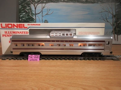 Lionel 6-9573 宾夕法尼亚州 "BETSY ROSS" 铝制 VISTA DOME 乘用车 O.B — 第 1/4 张图片