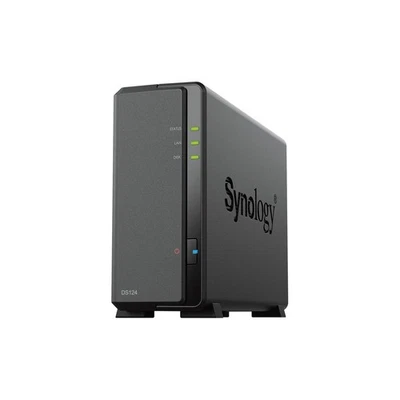 Synology 1-Bay DiskStation DS124 (Diskless) Black 1-bay; 1GB DDR4 - Image 1 of 4