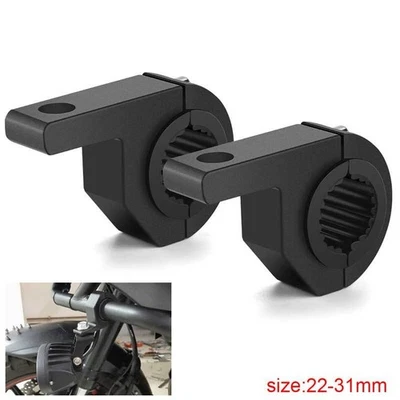2 X мотоцикла трубка крепление вилка зажим фары кронштейн пятно противотуманные фары держатель лампы - Изображение 1 из 4
