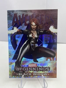 2012 UD MARVEL BEGINNINGS 3 - HA4 BLACK WIDOW AVENGERS HOLOGRAM - Picture 1 of 19