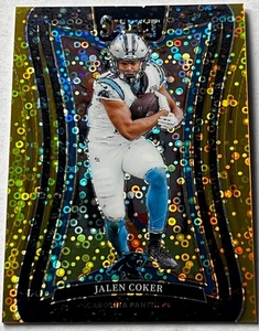 2024 Panini Select JALEN COKER Gold Disco Prizm /10 RC #355 Suite - Panthers - Picture 1 of 2