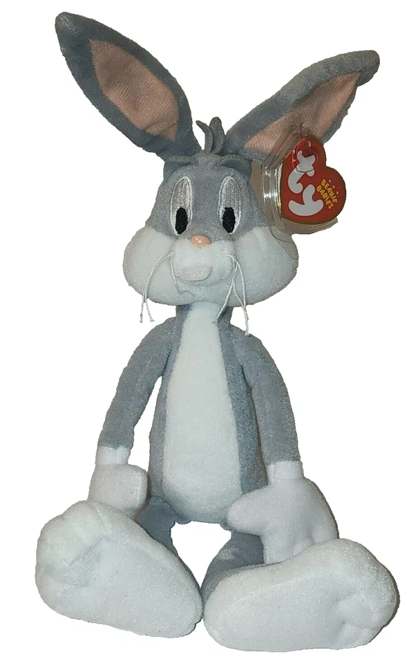 Juguete de peluche Ty Beanie Baby BUGS BUNNY (Looney Tunes - exclusivo de Walgreen) MWMTs Foto 1 de 4