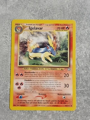 Pokémon Vintage Karte • Igelavar • Neo Genesis Set • 47/111 • Pokemon - Bild 1 von 2