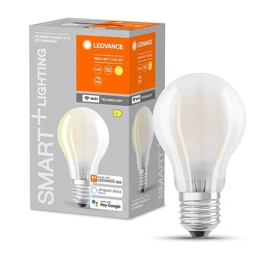 LED Smart + Filament A67 Birne 7,5W = 75W E27 matt warmweiß Dimmbar App WiFi - Bild 1 von 3