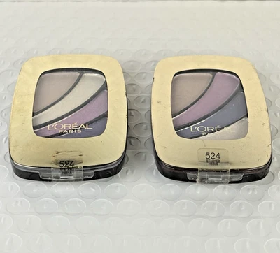 L'Oreal Colour Riche sombra de ojos cuádruples tacones apilados púrpura 524 lote de 2x Foto 1 de 4