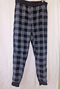 Para hombre Gris Negro a Cuadros Pierna Delgada Lanza Pantalones de Sudor Prendas para Dormir 2XL - Imagen 1 de 6