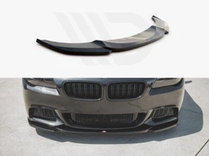 Difusor Frontal Difusor V4 Diseño Maxton Brillo Negro Para BMW 5 F10/F11 M-PACK - Imagen 1 de 4