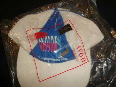  Gorra de béisbol Avon patrocinadora de la Olimpiada para mujer Atlanta 1996 Juegos Olímpicos (caridad) Foto 1 de 4