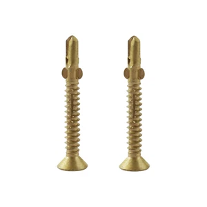 #10 X 1-5/8" Reamer Tek Torx/Star Head Self-Drilling Wood to Metal Screws - Tek - Picture 1 of 12