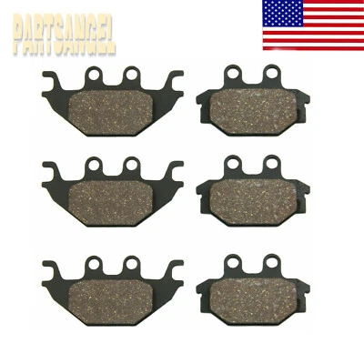 Pastillas de freno delanteras y traseras para Kawasaki KVF300 Brute Force 300 2012 2013 2014-2017 Foto 1 de 2