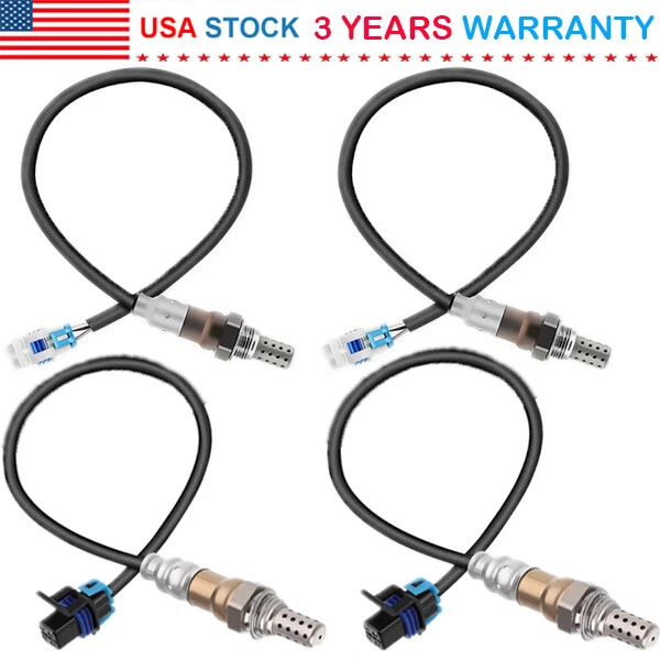 4x Sensor de oxígeno arriba+abajo para Chevy Express 2003-2007 y GMC Savana 1500 2500 3500 Foto 1 de 4