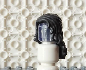 LEGO 92258 Friends Long Hair,Black, Partially Tied Back, for Emma - Picture 1 of 4