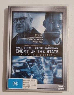 Enemy Of The State (1998) DVD Region 4 GC Will Smith, Gene Hackman Free Postage - image 1 of 4