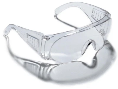 TECTOR Schutzbrille-transparent für Brillenträger geeignet 4 196 BESUCHERBRILLE