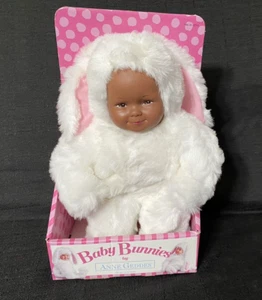 Peluche pupazzo vintage 1997 Anne Geddes Baby Bunnies in vestito coniglietto nuovo vecchio magazzino - Foto 1 di 6