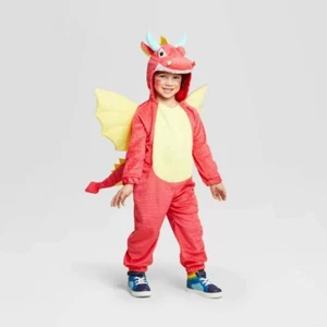 Toddler One-Piece Dragon Hooded Jumpsuit Halloween Costume - 18-24 Months #3621 - Picture 1 of 6
