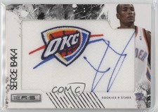 2009-10 Panini Season Update /499 Serge Ibaka #168 RPA Rookie Patch Auto RC