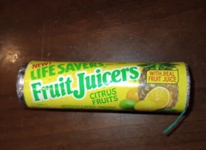 RARE NEW 1980's LIFE SAVERS Fruit Juicers Candy Roll Vintage Citrus Fruits NIP - Picture 1 of 3