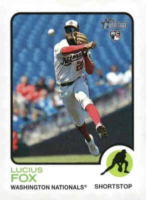 2022 Topps Heritage #618 Lucius Fox - Image 1 of 2