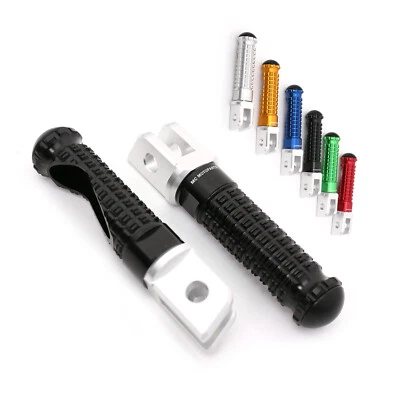 Clavijas delanteras CNC negras MPRO aptas para Honda CBF 1000 F 06-09 10 11 12 13 14 15 16 Foto 1 de 4