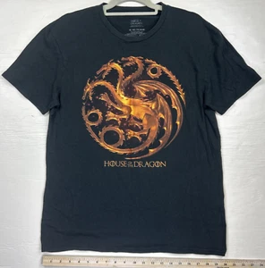 House Of The Dragon GOT Mens XL Black T Shirt - Picture 1 of 5