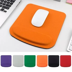Podkładka pod mysz z nakładką na belkę do laptopa mata antypoślizgowa żel podparcie nadgarstka / - Zdjęcie 1 z 18