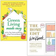 Green Living Made Easy, The Home Edit Workbook 2 Books Collection Set NEW
