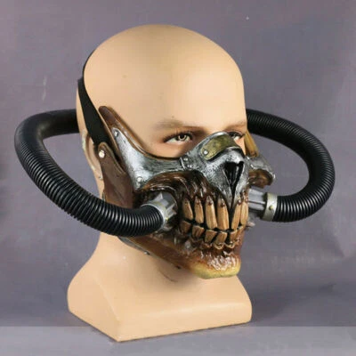 Mad Max 4 Fury Road Immortan Joe Mask Halloween Cosplay Gas Accessories PVC Prop - Image 1 of 4