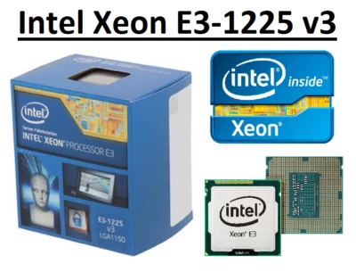 Intel Xeon E3-1225 v3 SR1KX 4 Core Clock 3.2 - 3.6 GHz, Socket LGA1150, 84W CPU - Image 1 of 2