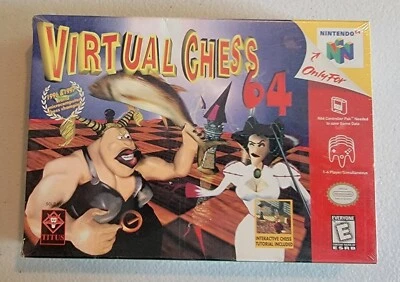 Virtual Chess 64 (Nintendo 64, 1998) Sealed brand new rare - Image 1 of 4