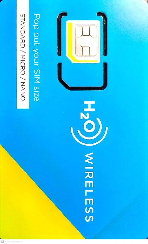 H20 WIRELESS SIM ⭐90 DAY ⭐ UNLIMITED T/T ⭐ 3GB/mo  ⭐PORT IN ONLY ⭐⭐⭐ - Image 1 of 1