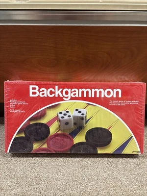 Vintage Classic Backgammon Kids Game Pressman 2014 2 Player Sealed - Image 1 of 2