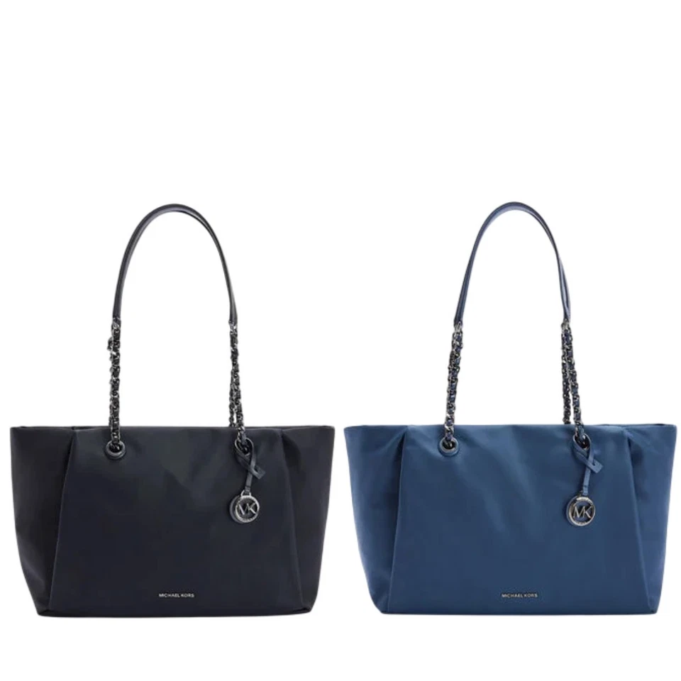 Michael Kors Georgia Nylon Shopper Einkaufstasche Bag Tasche Blau oder Schwarz