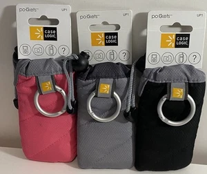 Case Logic Pockets Universal Carrying Case Drawstring Clip Loop Storage Pouch - Picture 1 of 7