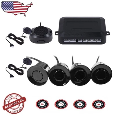 Intelligent Car Reverse Parking Sensor Radar - 4 Waterproof, Wide Temp Range - Image 1 of 4