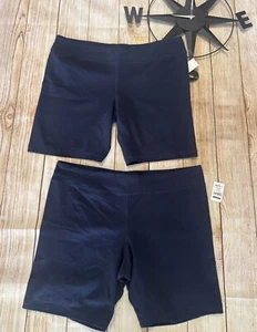Athletic Works Womens Mid Rise 9" Bike Short 2 Pack Size XXL(20) - Picture 1 of 6