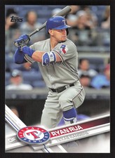 2017 Topps Series 2 Ryan Rua #637 Texas Rangers